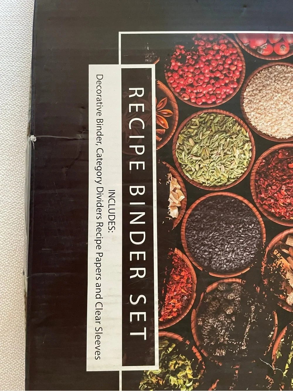Cookery Hardcover Recipe Collection - Colorful Vegetable Cover